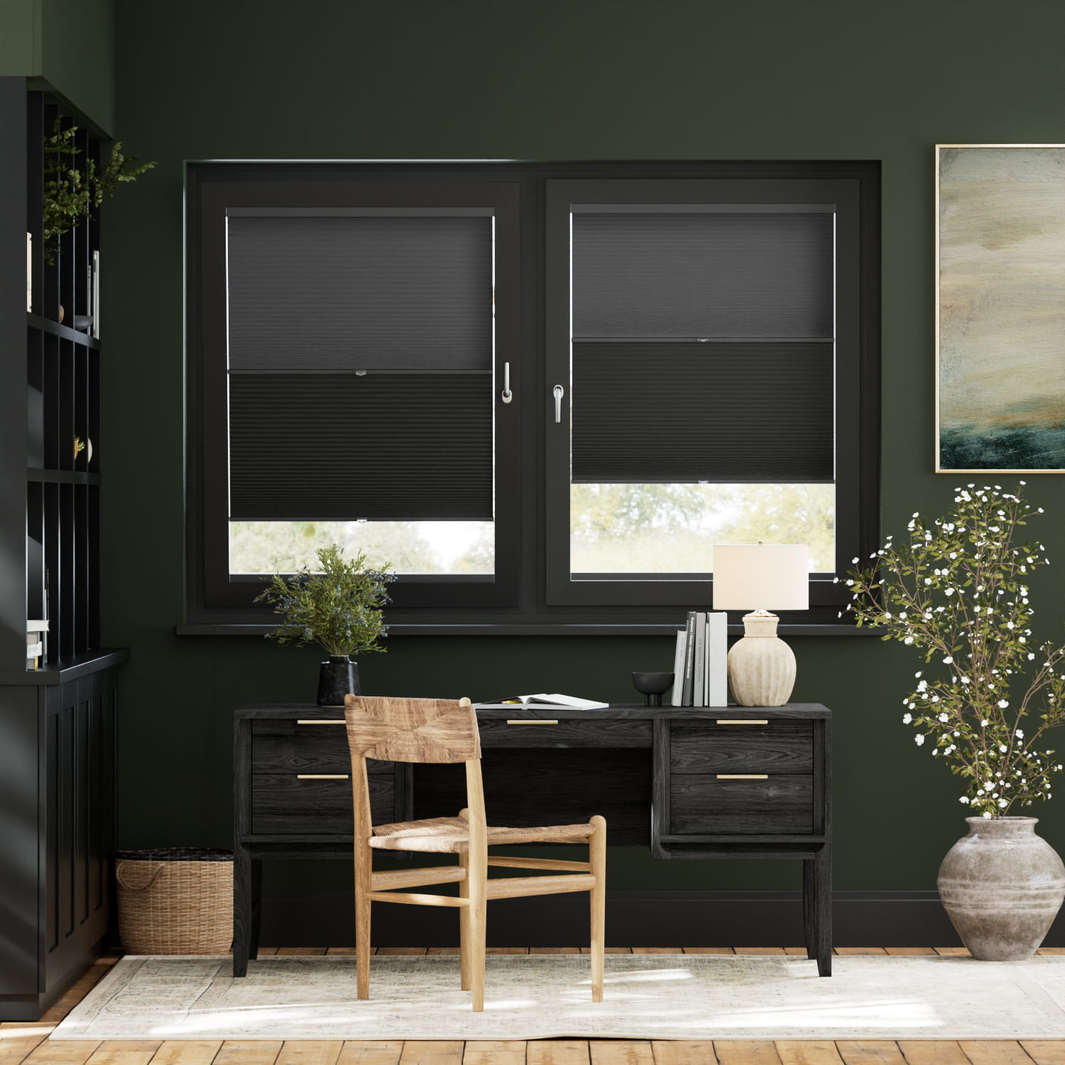 Stick On Night & Day Duo Anthracite Thermal Blind