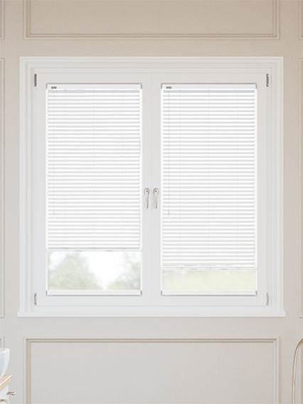 Stick On L-Shaped Spirit Cool White Stick On L-Shaped Venetian Blind thumbnail image