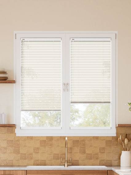 Stick On Studio Cornish Cream Stick On Venetian Blind thumbnail image