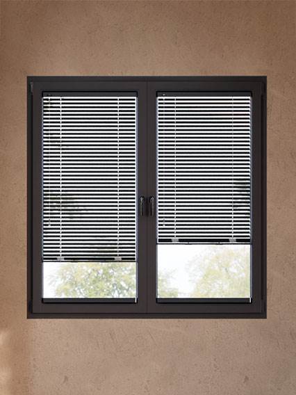 Stick On Studio Jet Black Stick On Venetian Blind thumbnail image