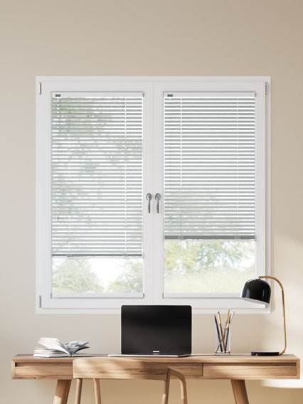 Stick On Studio Pebble Grey Stick On Venetian Blind thumbnail image