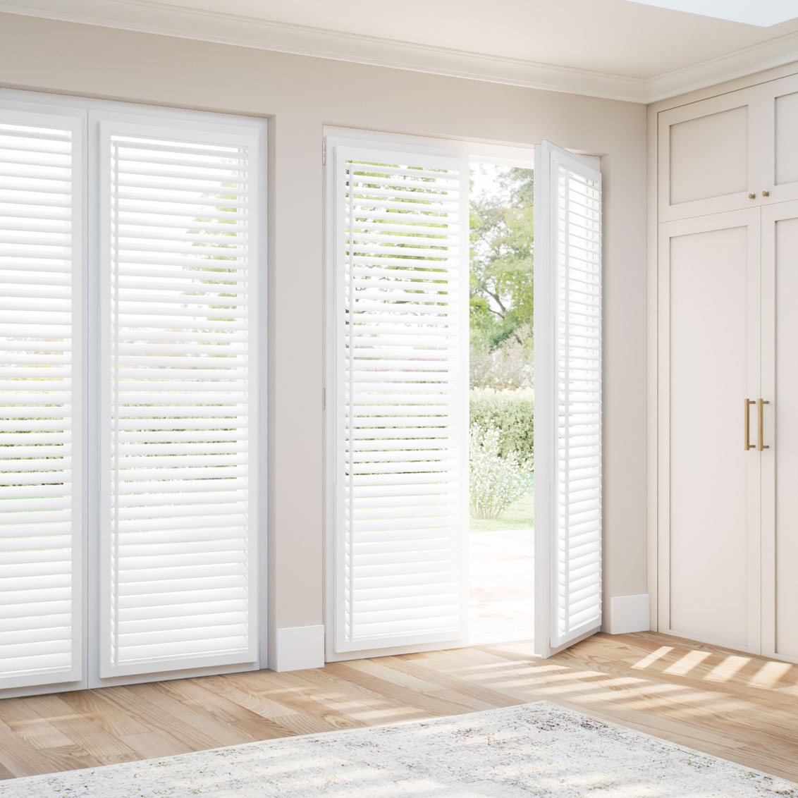 StudioMount Adhesive Shutter Satin White - 63mm Slat