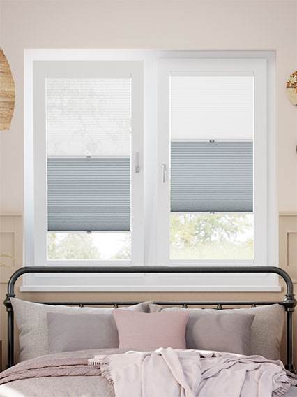 Stick On Night & Day Duo Voile Sky Stick On Day and Night Duo Blind thumbnail image