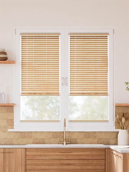 Stick On Autumn Oak Stick On Wooden Blind thumbnail image