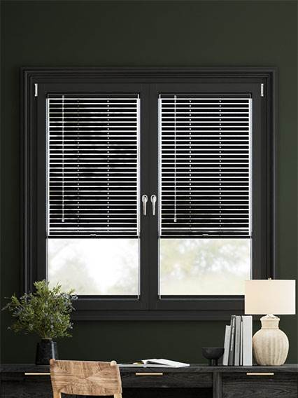 Stick On Dark Storm Stick On Wooden Blind thumbnail image