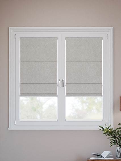 Stick On Harrow Grey Wash Stick2Fit Roman Blind thumbnail image