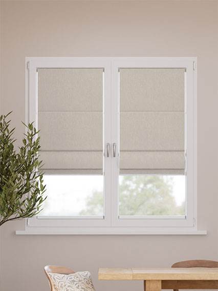 Stick On Harrow Warm Stone Stick2Fit Roman Blind thumbnail image