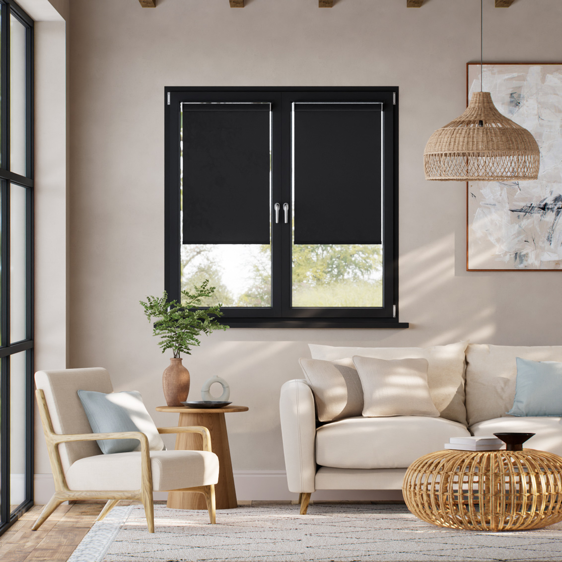 Stick On Valencia Chalk Board Roller Blind