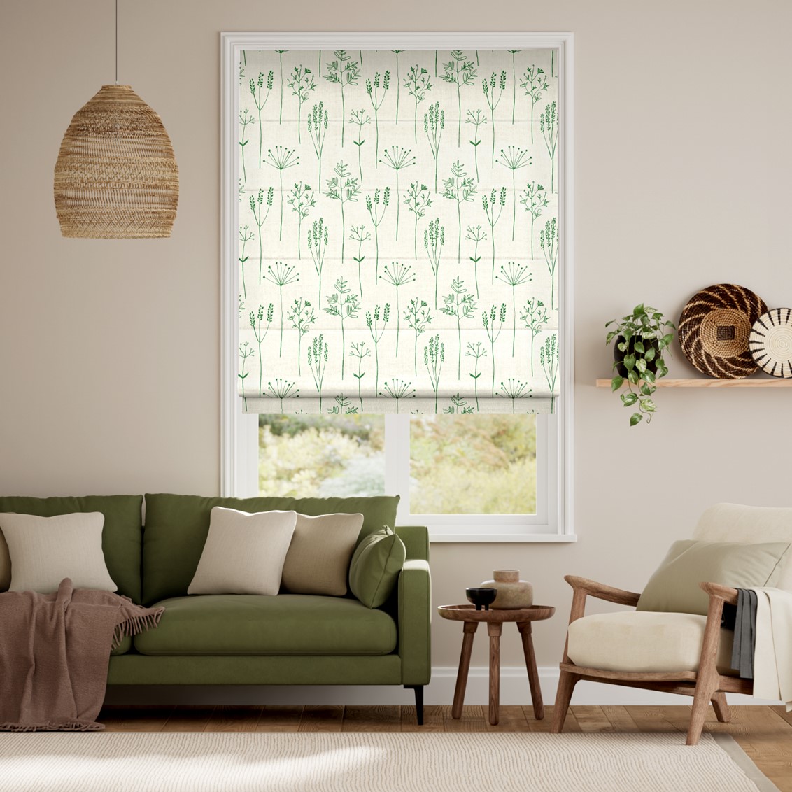 Stipa Juniper Roman Blind