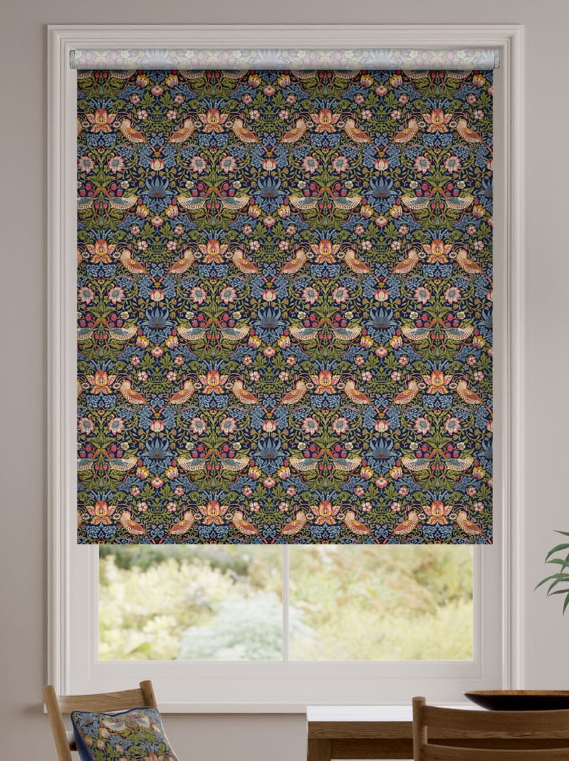 William Morris Strawberry Thief Jewel Roller Blind thumbnail image