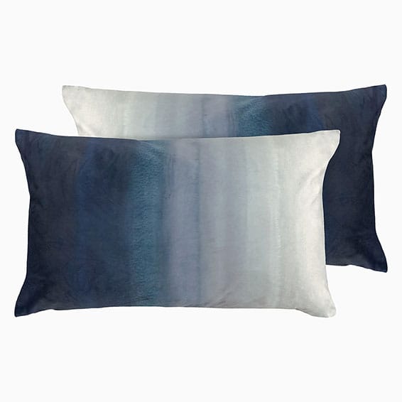 Stripe Blue Grey Cushion