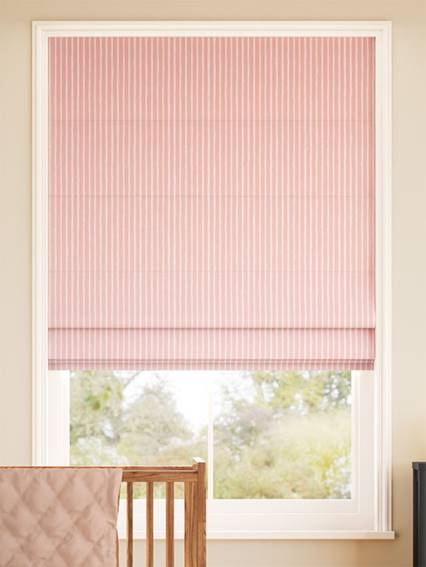 Suki Stripe Blush Roman Blind thumbnail image