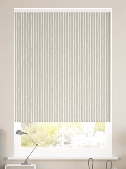 Suki Stripe Dove Roller Blind thumbnail image