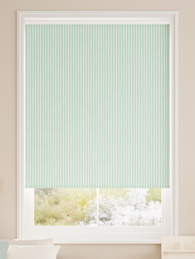 Suki Stripe Duck Egg Roller Blind thumbnail image