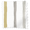 Suki Stripe Gold Curtains swatch image