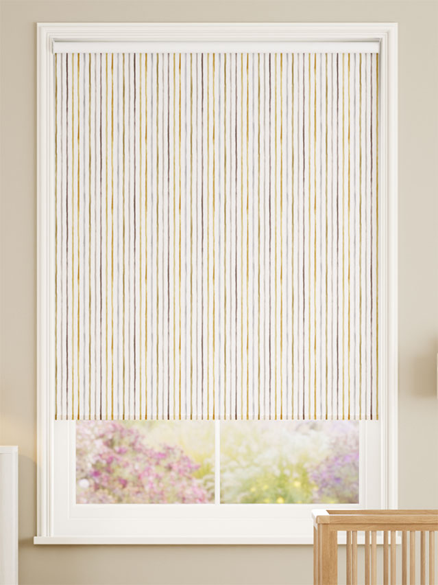 Suki Stripe Gold Roller Blind thumbnail image