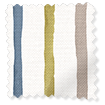 Suki Stripe Mineral Roman Blind swatch image