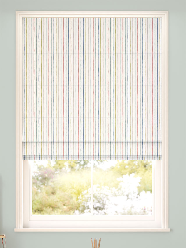 Suki Stripe Mineral Roman Blind thumbnail image