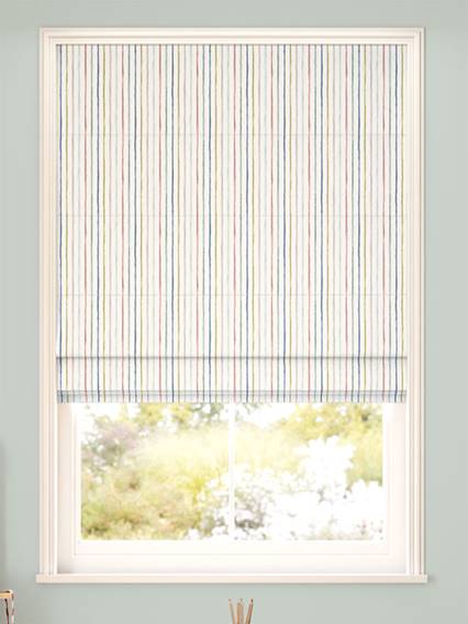 Suki Stripe Mineral Roman Blind thumbnail image