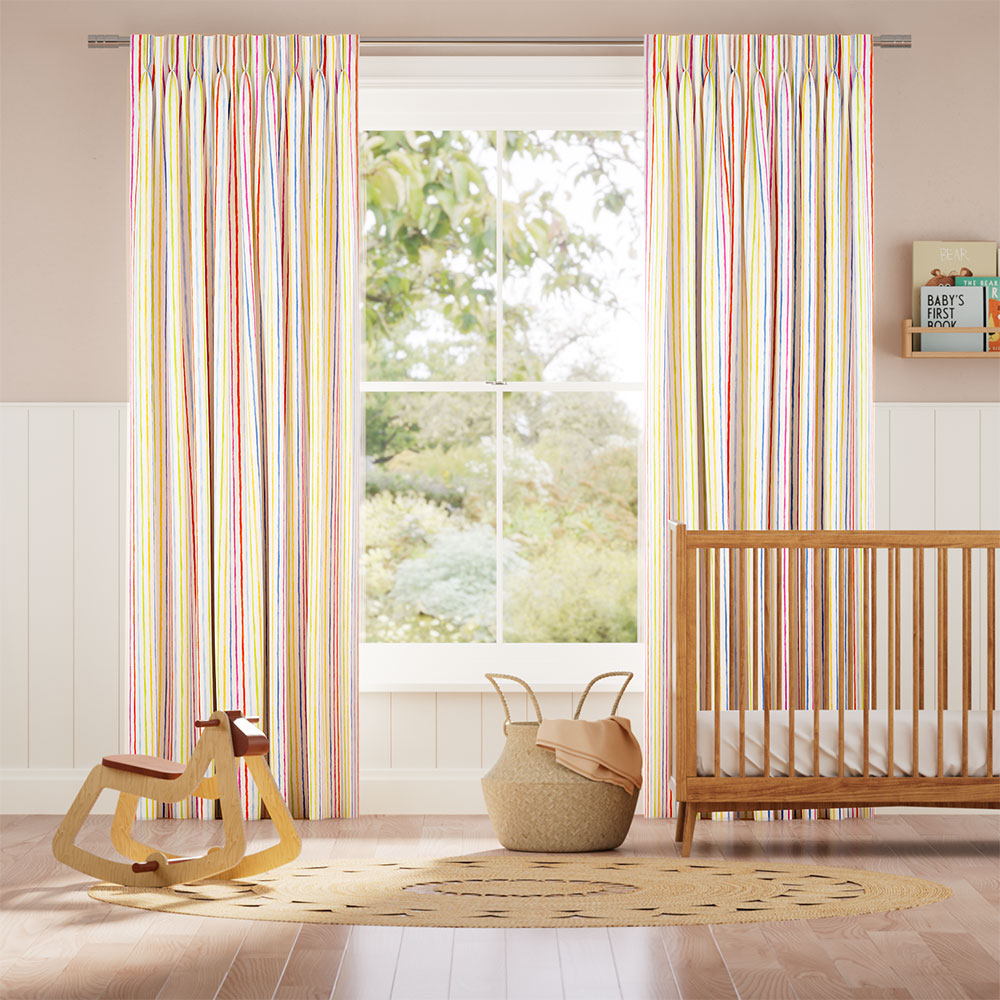 Suki Stripe Multi Curtains thumbnail image