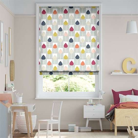 Sula Stem Berry Crush Roman Blind