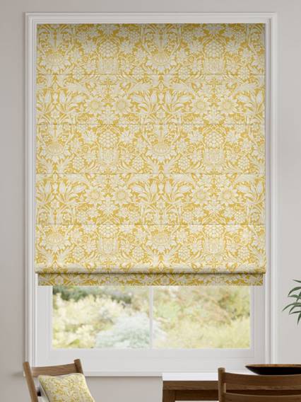 William Morris Sunflower Honey Roman Blind thumbnail image