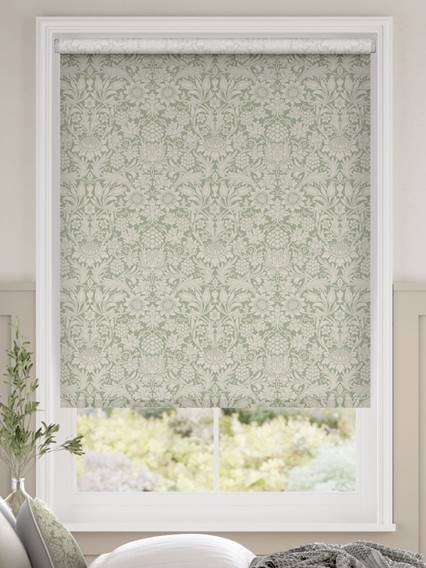 Twist2Go William Morris Sunflower Soft Green Roller Blind thumbnail image