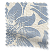 Twist2Go William Morris Sunflower Vintage Blue Roller Blind swatch image