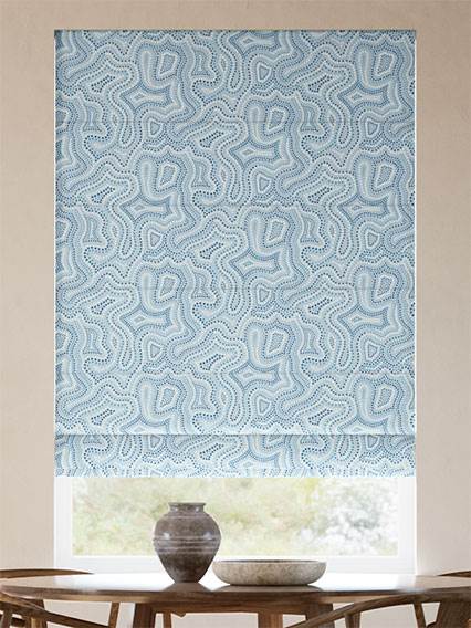 Sunstone Sky Blue Roman Blind thumbnail image