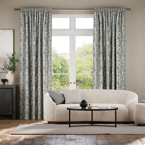 Sussex Graphite Curtains