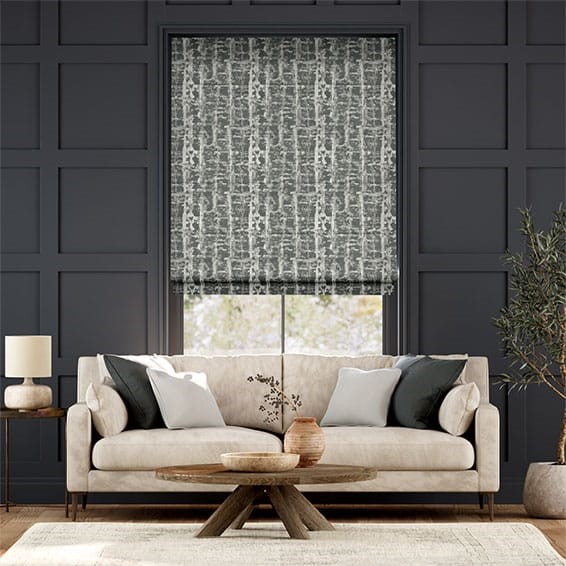 Sussex Graphite Roman Blind