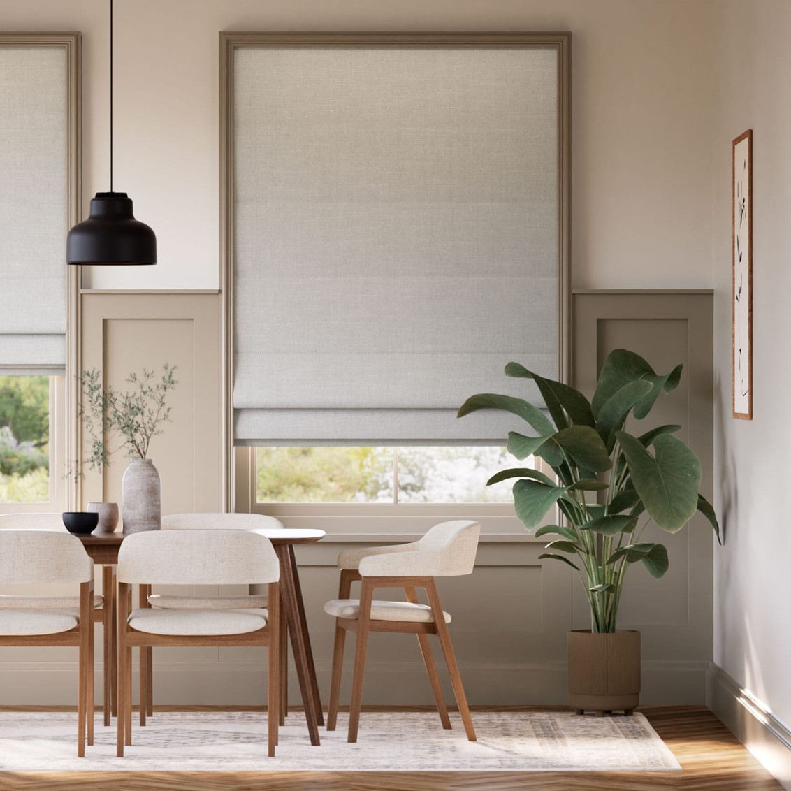 Swanson Steel Roman Blind