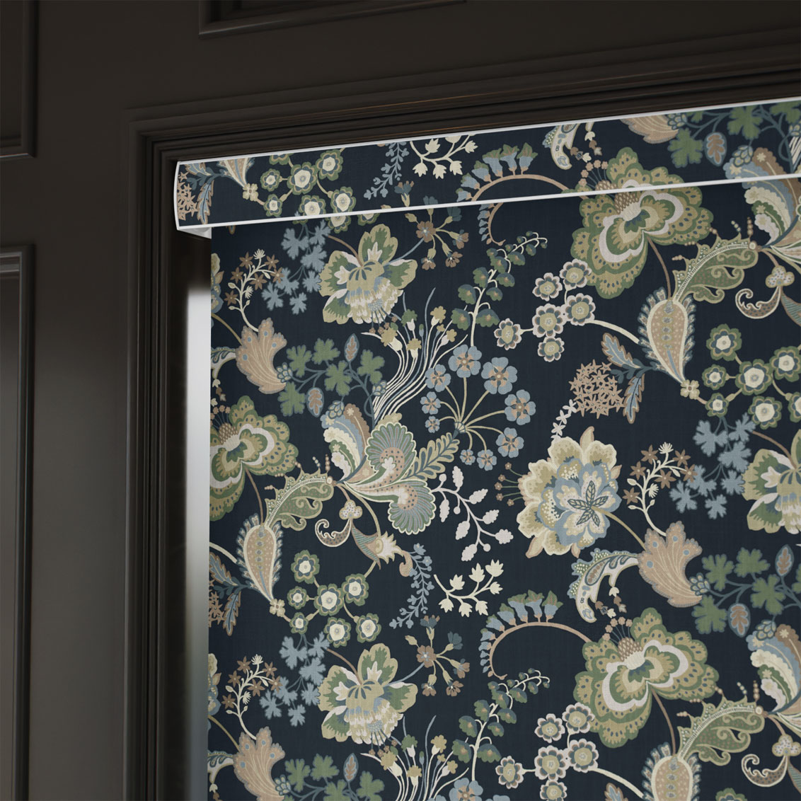 Symphony Ocean Blue Roller Blind