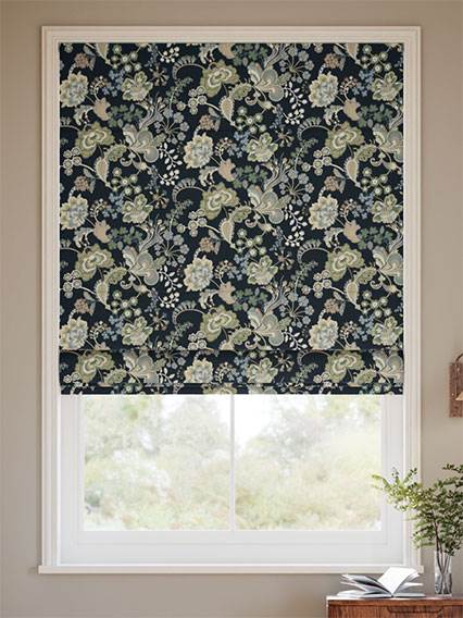Symphony Ocean Blue Roman Blind thumbnail image