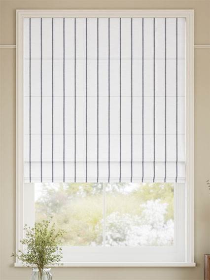 Talia Stripe Charcoal Roman Blind thumbnail image