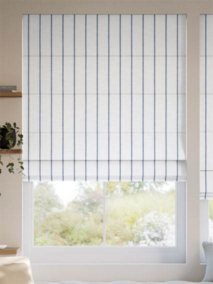 Talia Stripe Navy Roman Blind thumbnail image