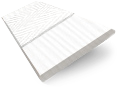 Electric Tampa Alpine White & Igloo Wooden Blind - 50mm Slat sample image