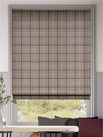 Tattersall Check Berry Roman Blind thumbnail image