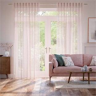 Thea Voile Rose Quartz Curtains thumbnail image