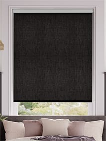 Thermal Luxe Dimout Charcoal Roller Blind thumbnail image