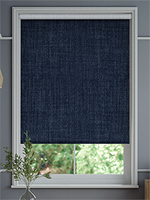 Thermal Luxe Dimout Twilight Blue Roller Blind thumbnail image