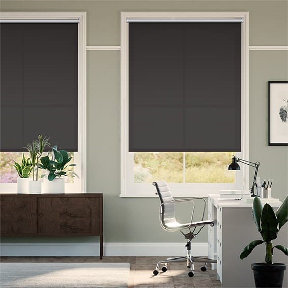 Thermal Plus Anthracite  Energy Saving Roller Blind