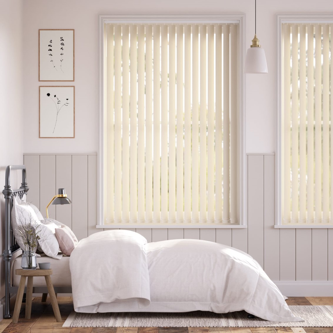 Thermatex Cream Vertical Blind