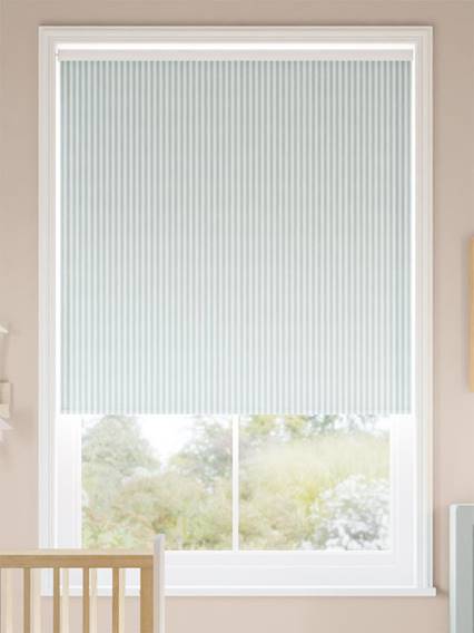 Tiger Stripe Blue Eggshell Roller Blind thumbnail image