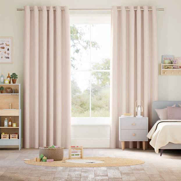 Tiger Stripe Blush Curtains thumbnail image