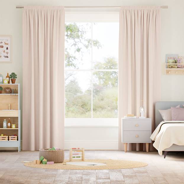 Tiger Stripe Blush Curtains thumbnail image