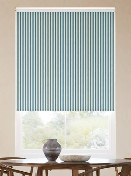 Tiger Stripe Navy Roller Blind thumbnail image