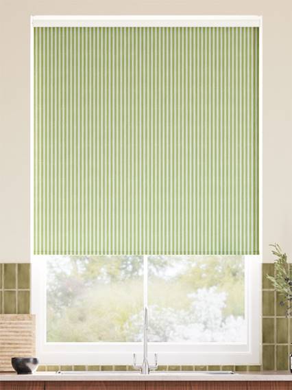 Twist2Go Tiger Stripe Yellow Green Roller Blind thumbnail image