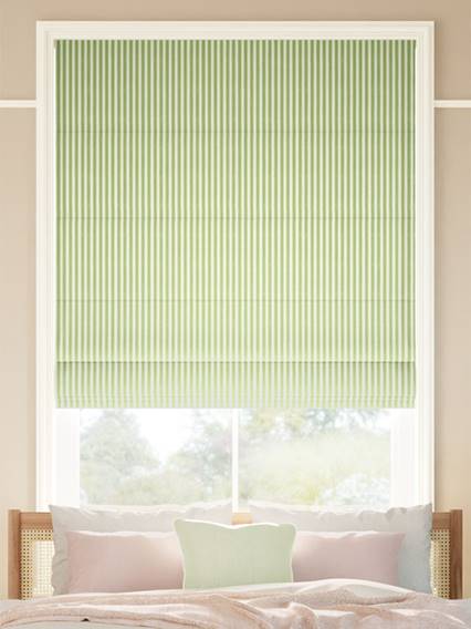 Tiger Stripe Yellow Green Roman Blind thumbnail image