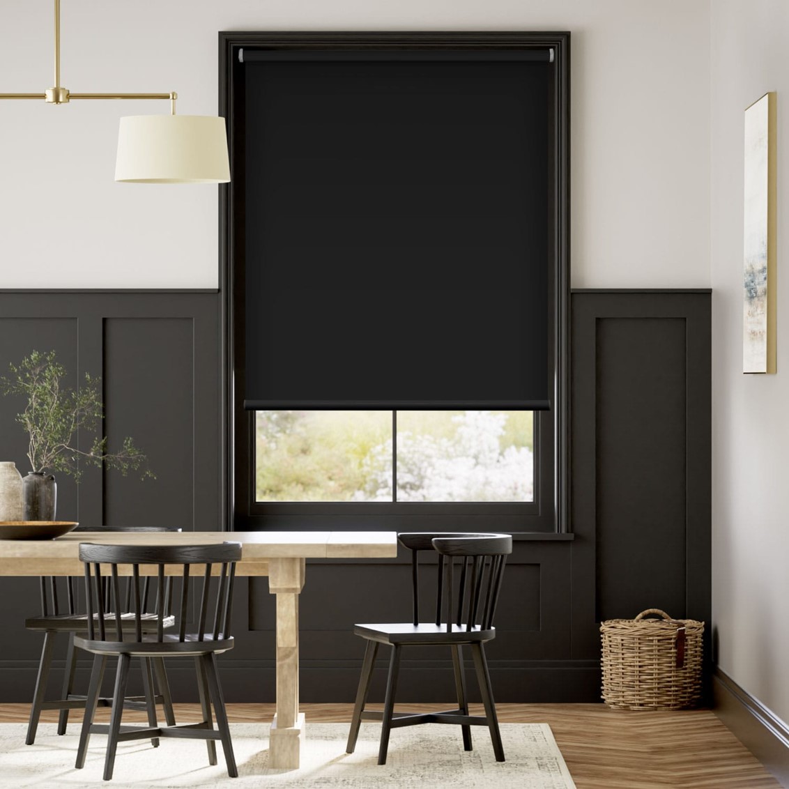 Electric Titan Blackout Atomic Black Roller Blind